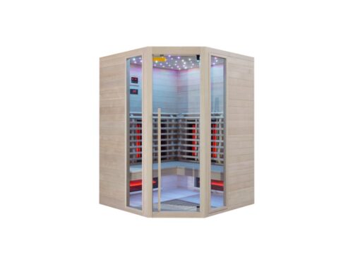 IR infracrvena SAUNA kutna - full spectrum + karbonski grijači 150 x 150 x 200 cm